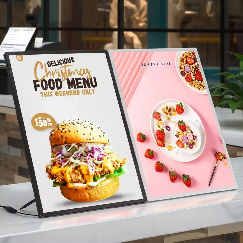LED Tabletop Slim 1 Side 12″x18″ (MPMW 0014)