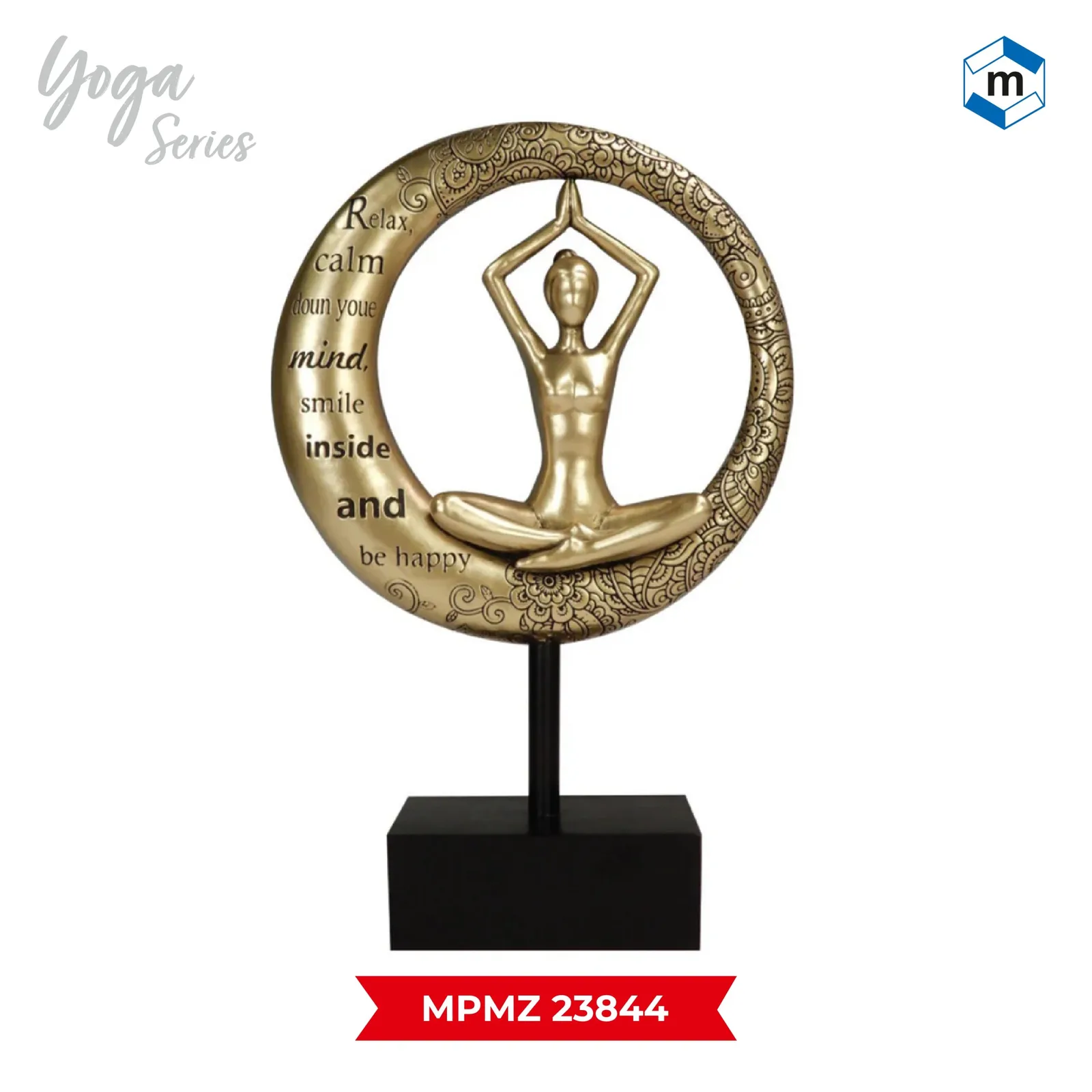 Home Decor-Yoga (H – 34 cm) (MPMZ 23844)
