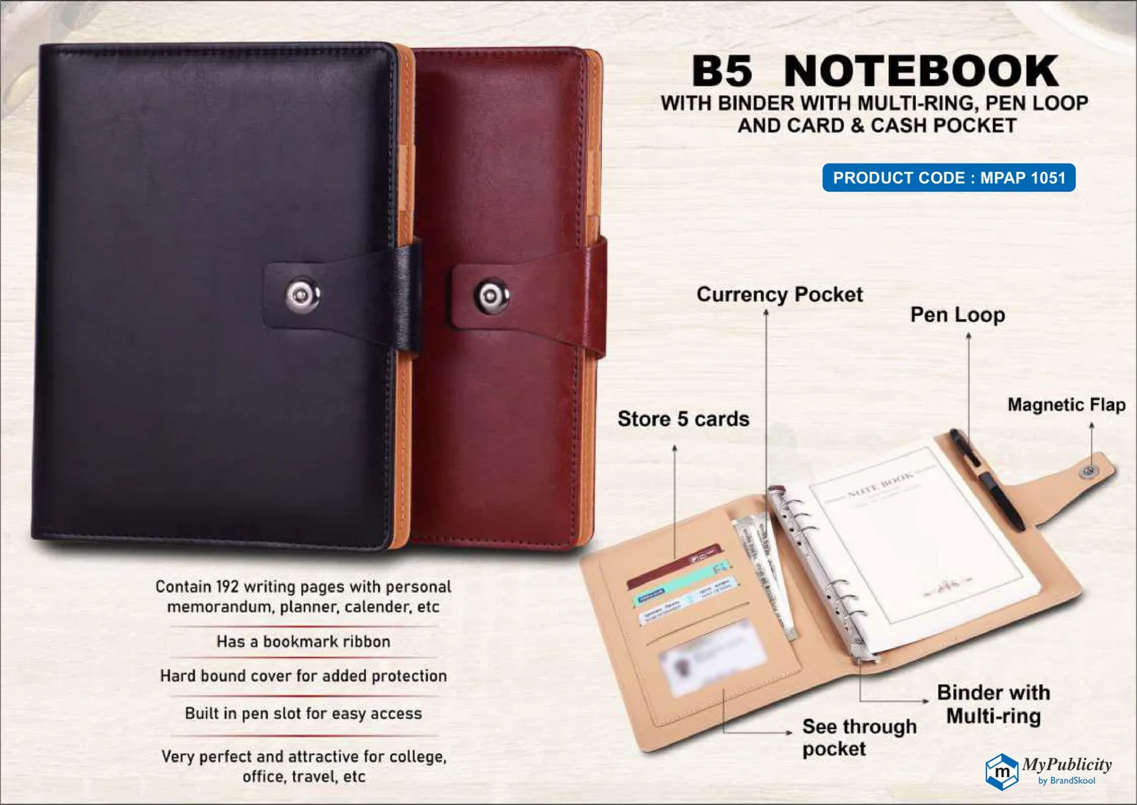 Diary Notebook Planner (MPAP 1051)