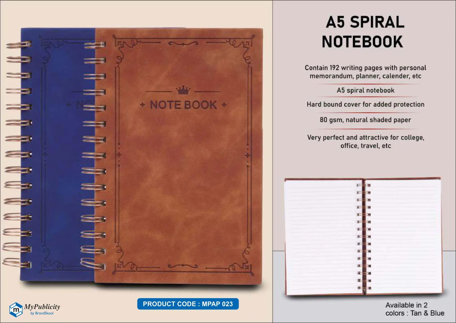 Diary Notebook (MPAP 023)