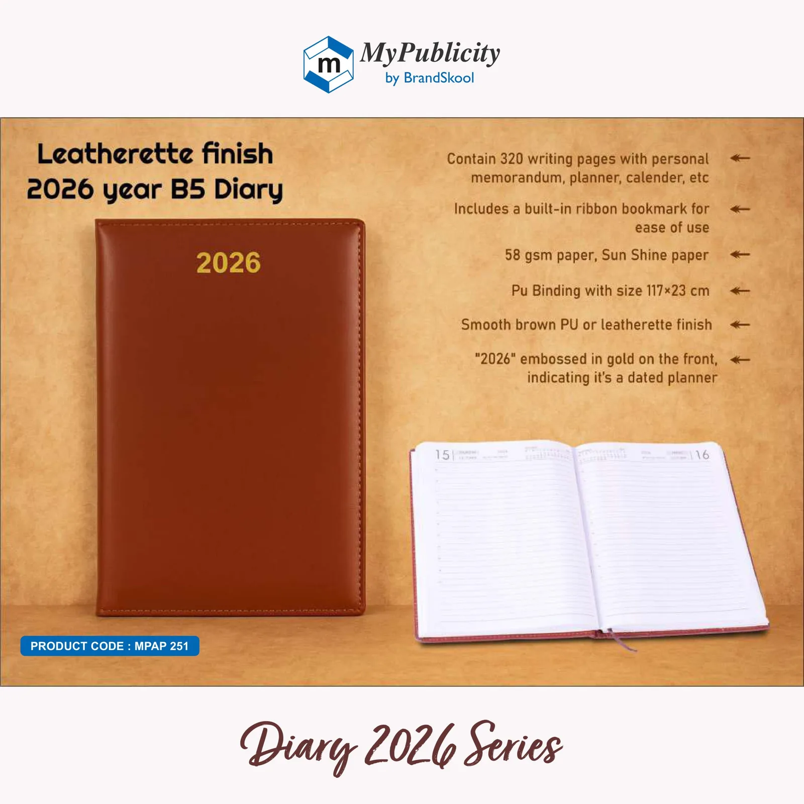 Diary 2026 (MPAP 251)