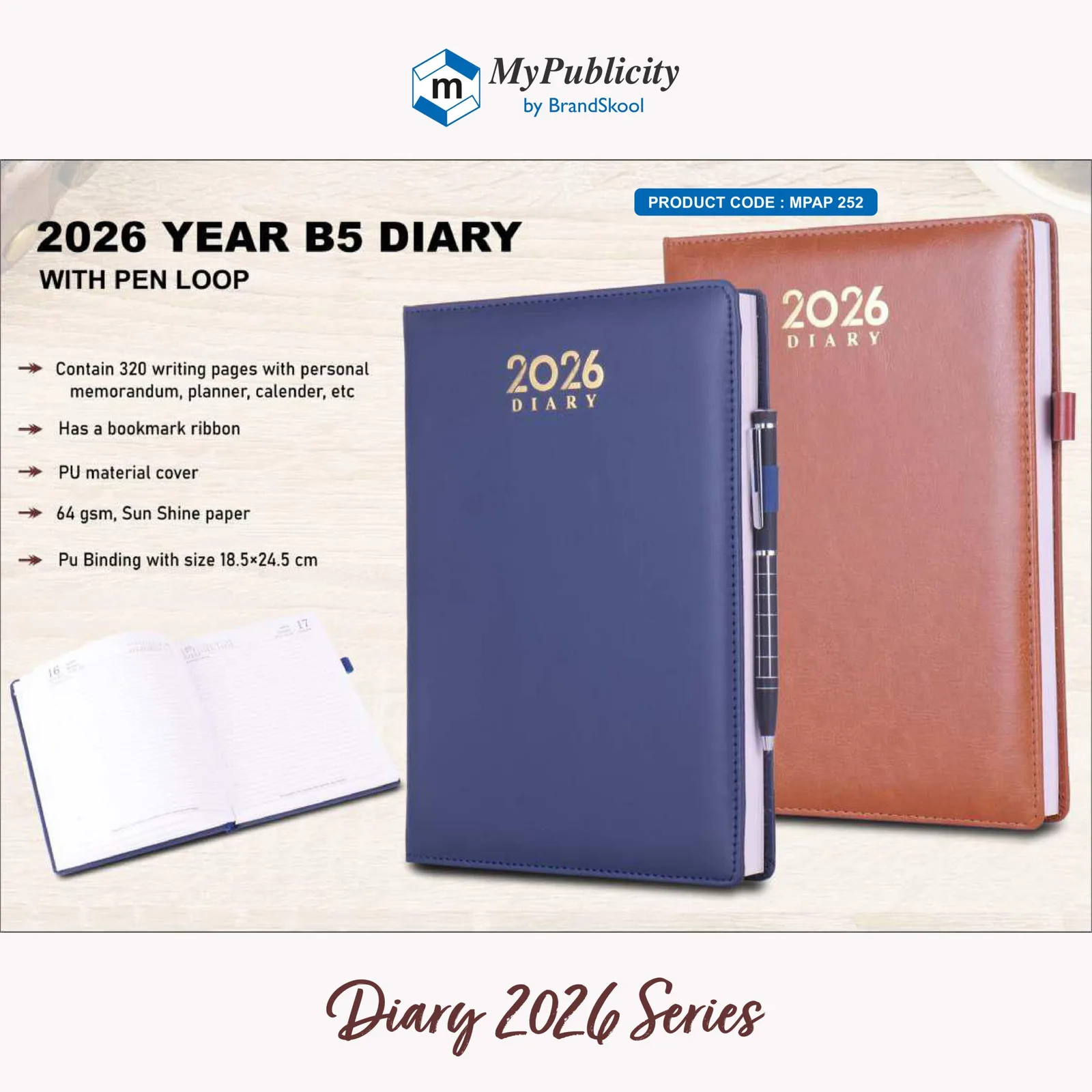 Diary 2026 (MPAP 252)