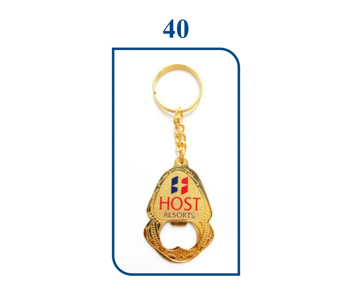 Golden Plating Opener Keyring (SN 0040)