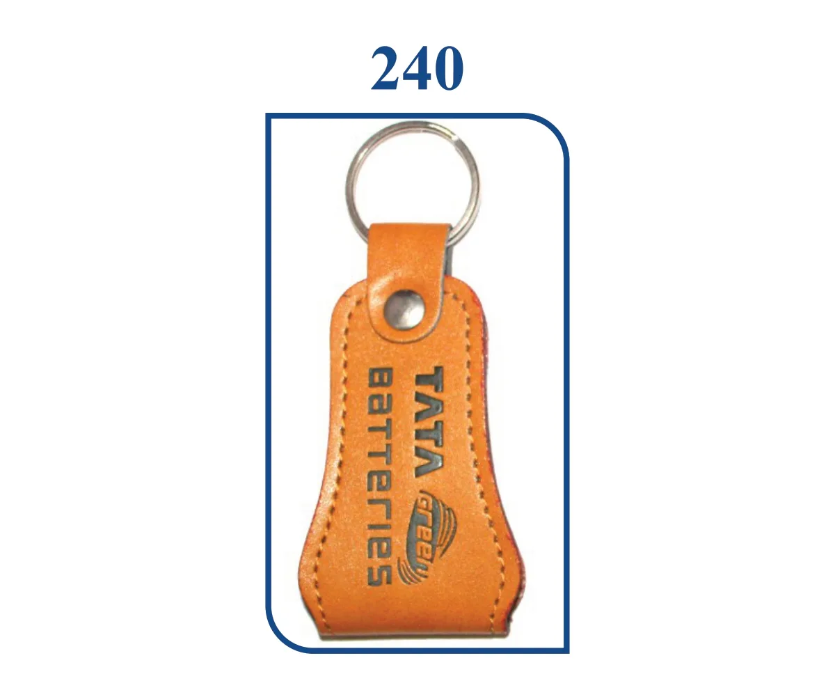 Folding Patta Leatherette Keyring (SN 0240)