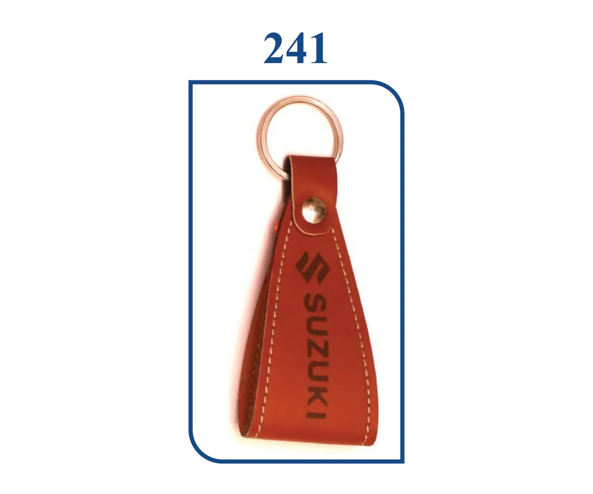 Folding Patta Leatherette Keyring (SN 0241)