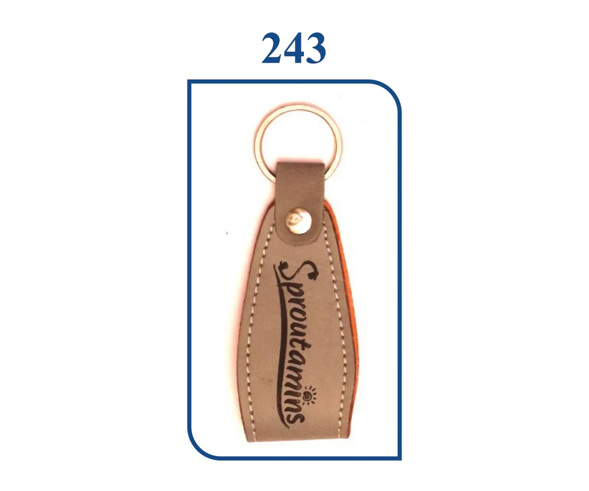 Folding Patta Leatherette Keyring (SN 0243)