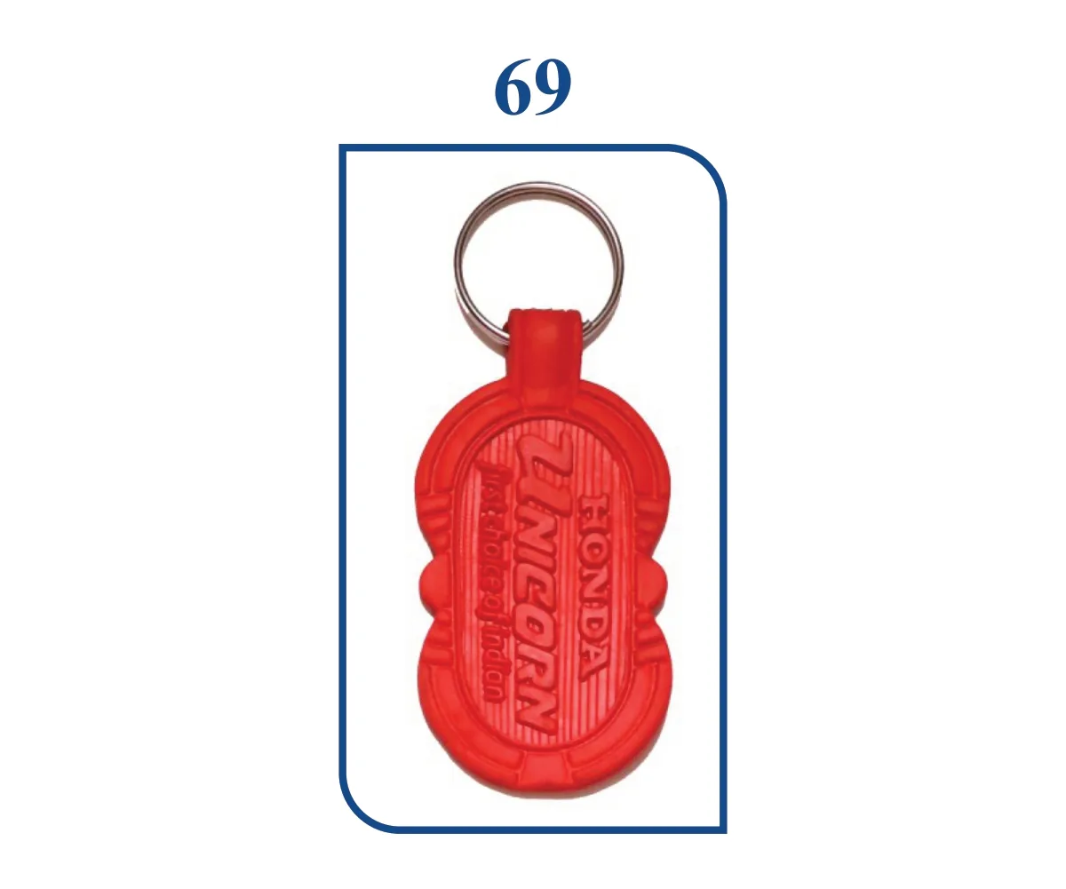 PVC Fresh Rubber Keyring (SN 0069)