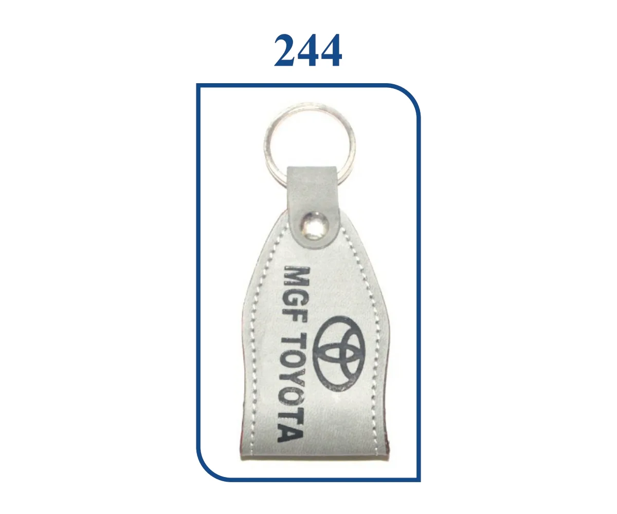 Folding Patta Leatherette Keyring (SN 0244)