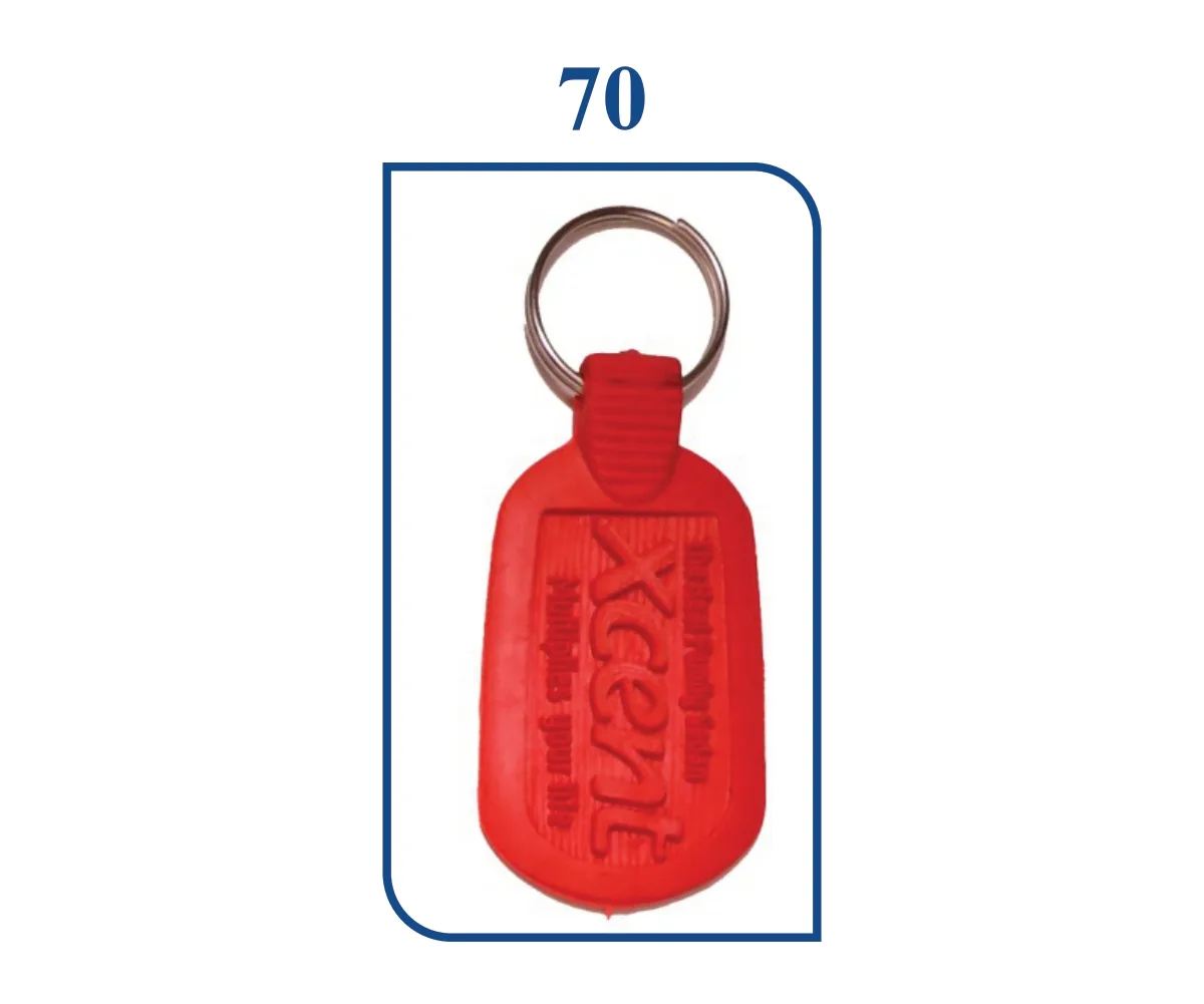 PVC Fresh Rubber Keyring (SN 0070)