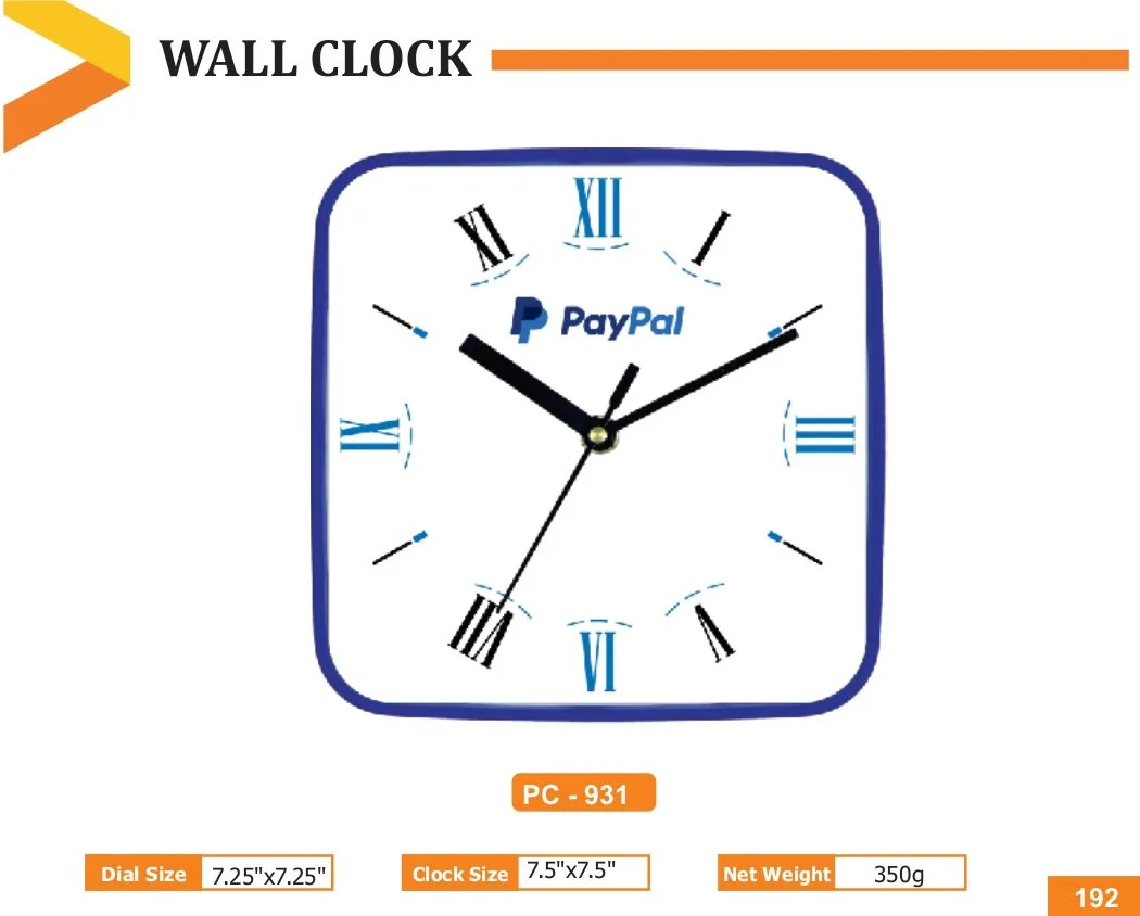 Wall Clock (PC 0931)
