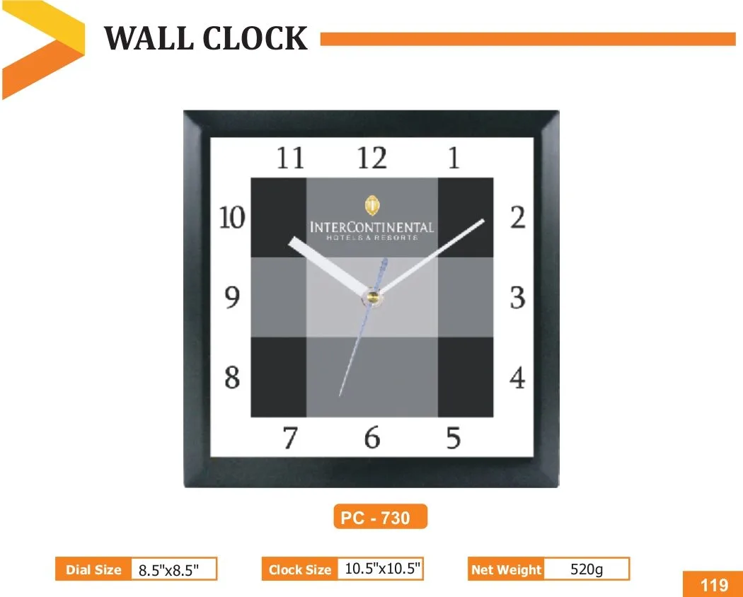 Wall Clock (PC 0730)