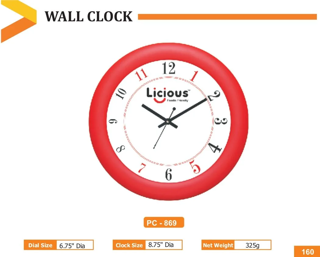 Wall Clock (PC 0869)