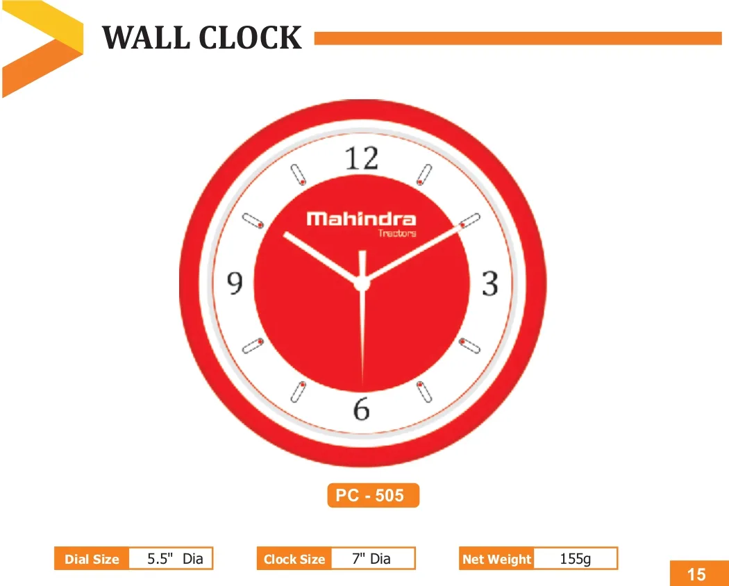 Wall Clock (PC 0505)