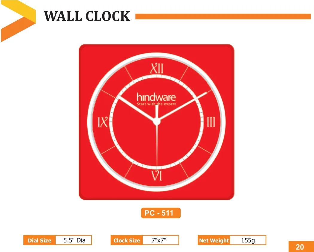 Wall Clock (PC 0511)