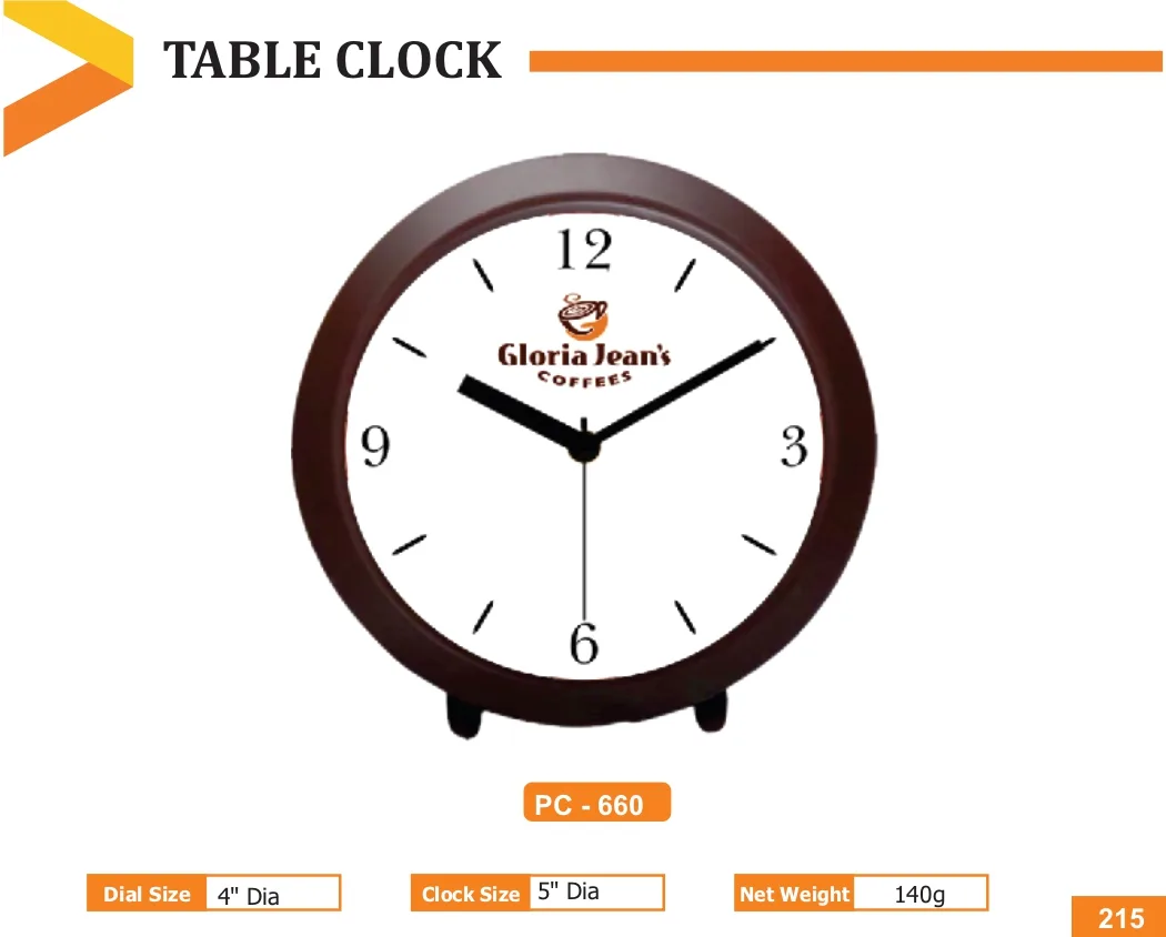 Table Clock (PC 0660)