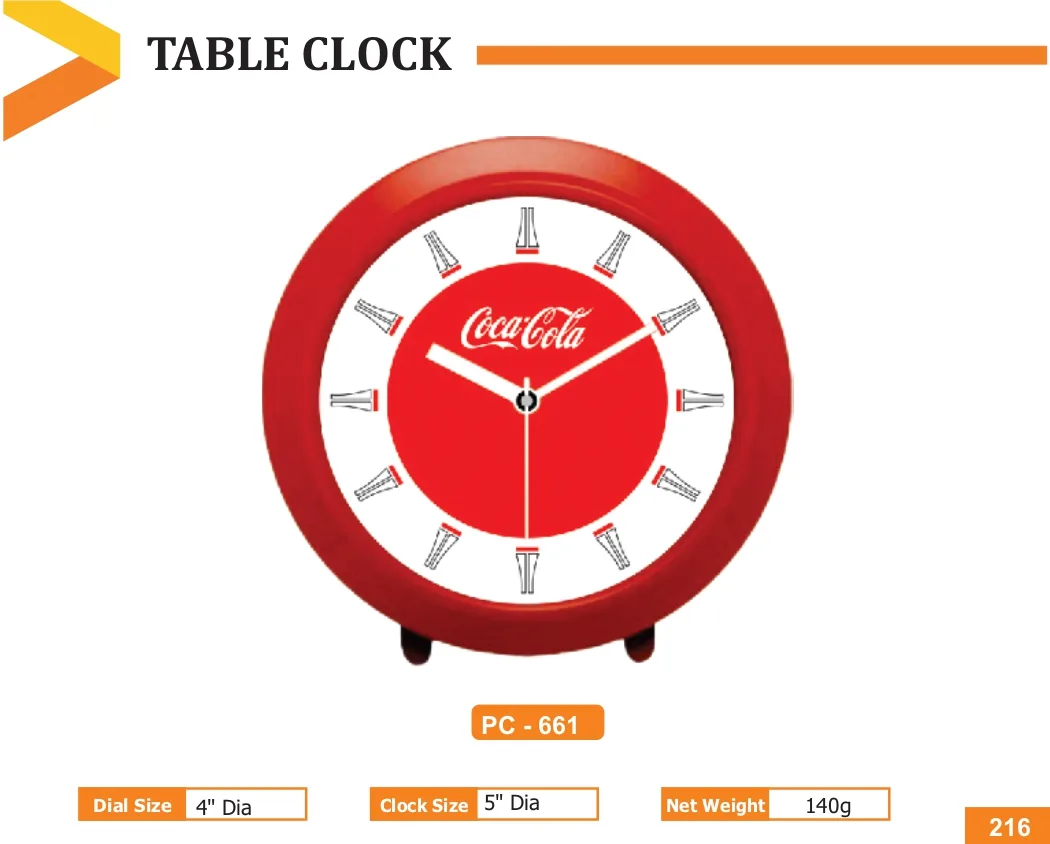 Table Clock (PC 0661)
