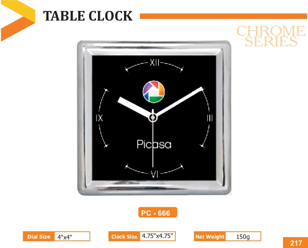 Table Clock (PC 0666)
