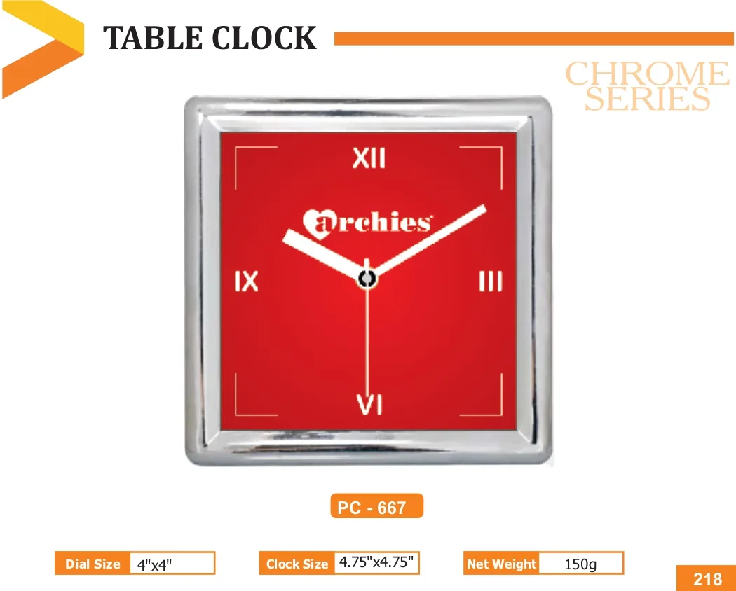 Table Clock (PC 0667)