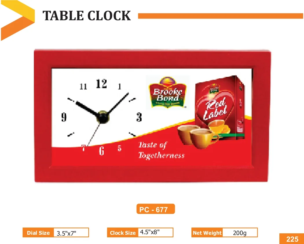 Table Clock (PC 0677)