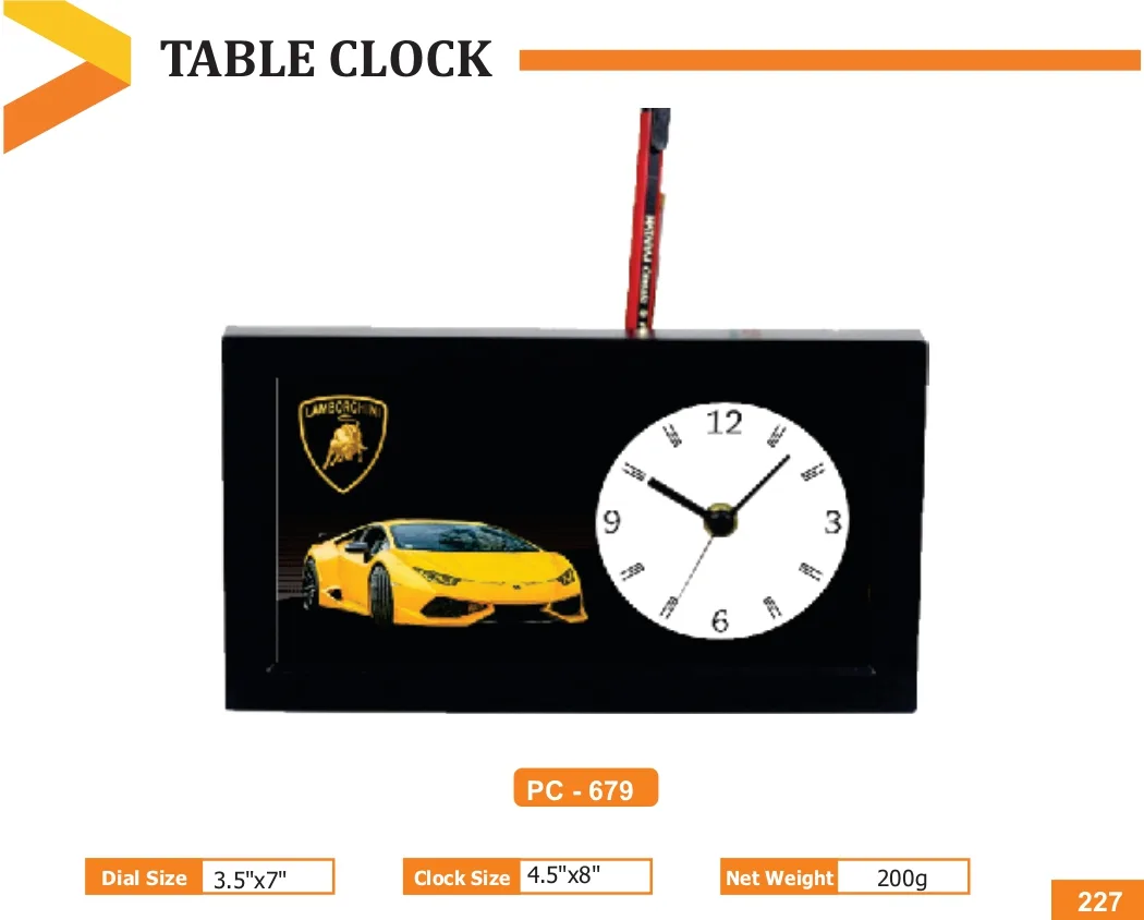 Table Clock (PC 0679)