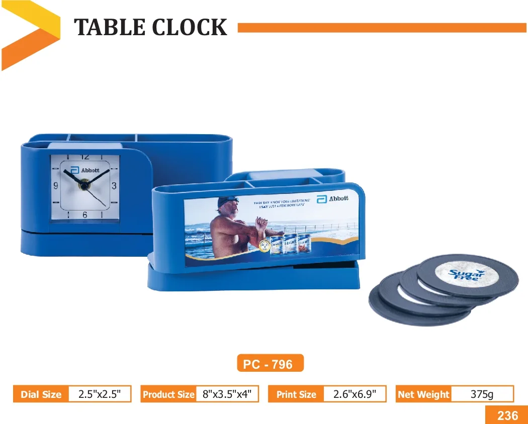 Table Clock (PC 0796)