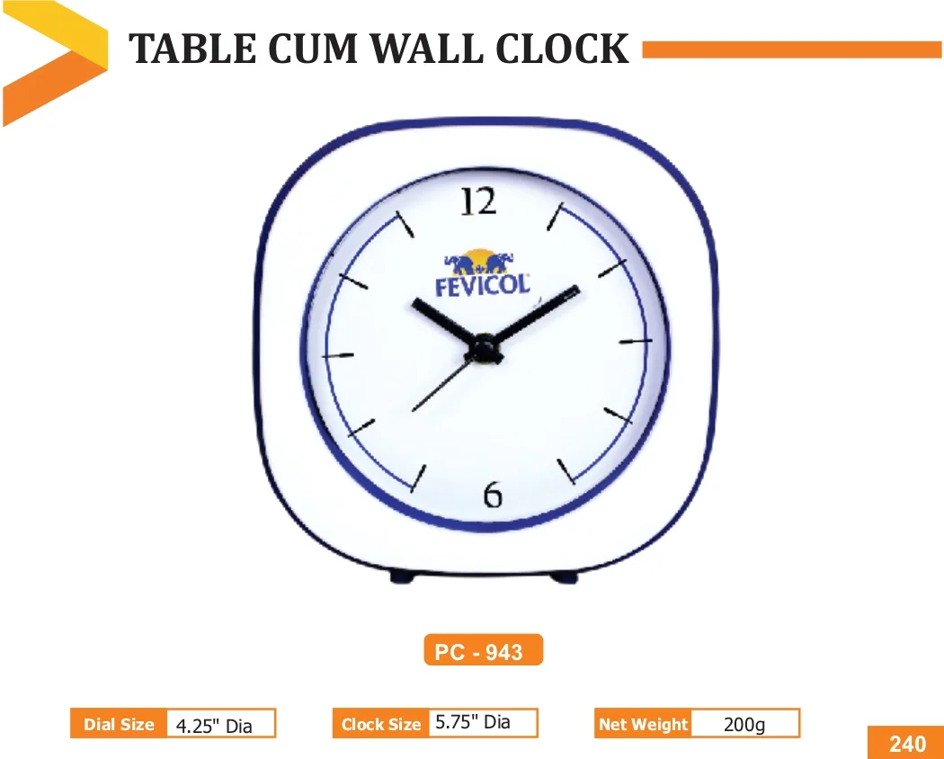 Table Clock (PC 0943)
