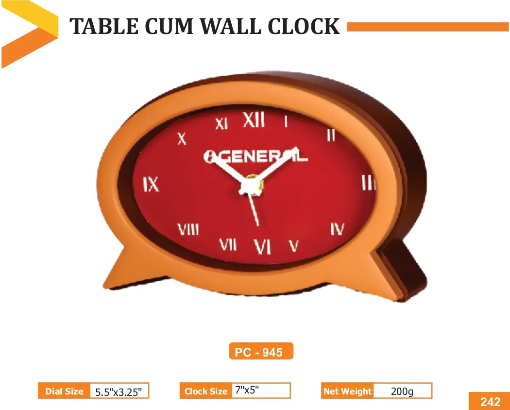 Table Clock (PC 0945)