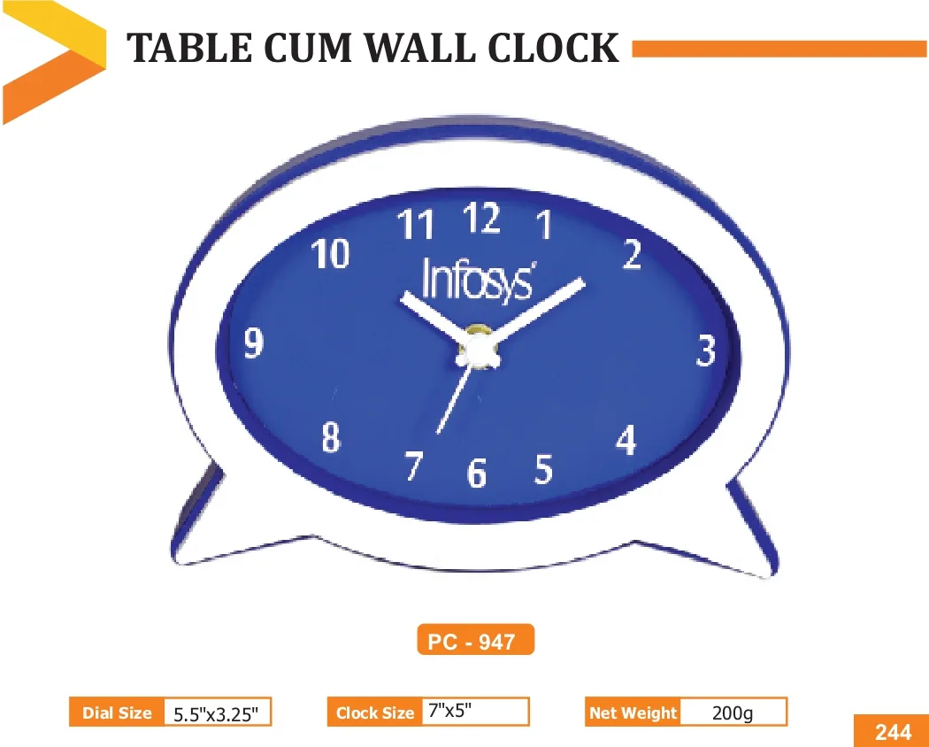 Table Clock (PC 0947)