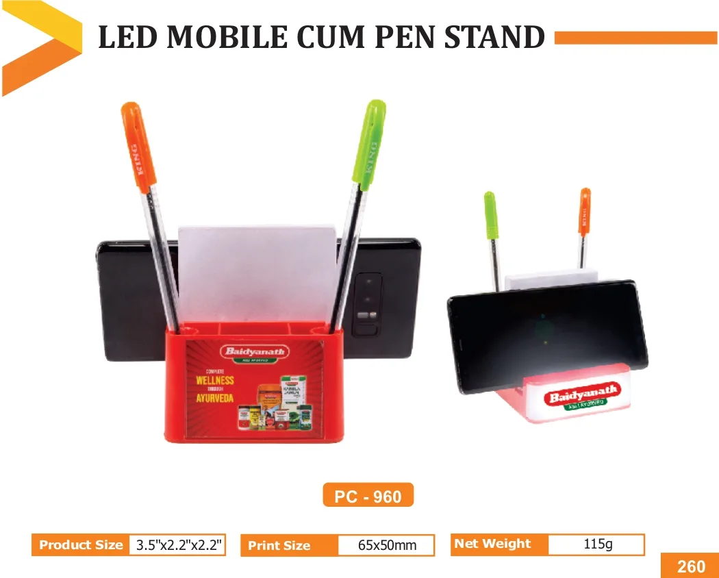 LED Mobile Stand cum Pen Stand (PC 0960)