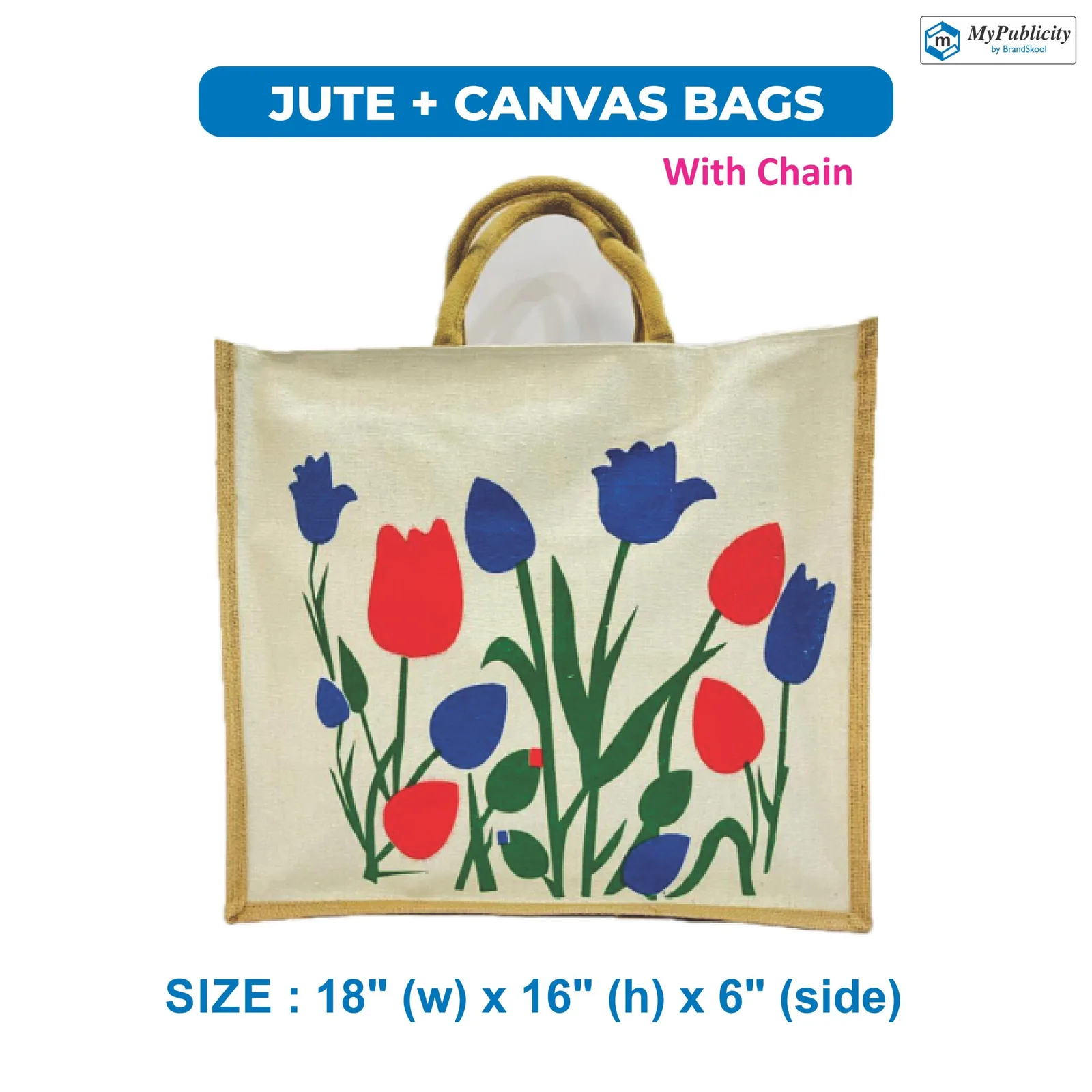 Jute + Canvas Bags (SB-10045)