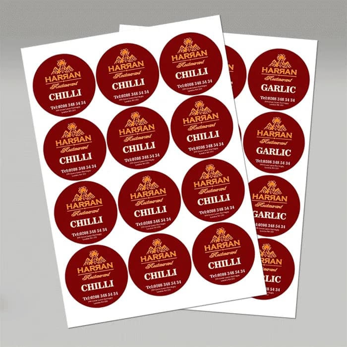 Round Sticker: view 4