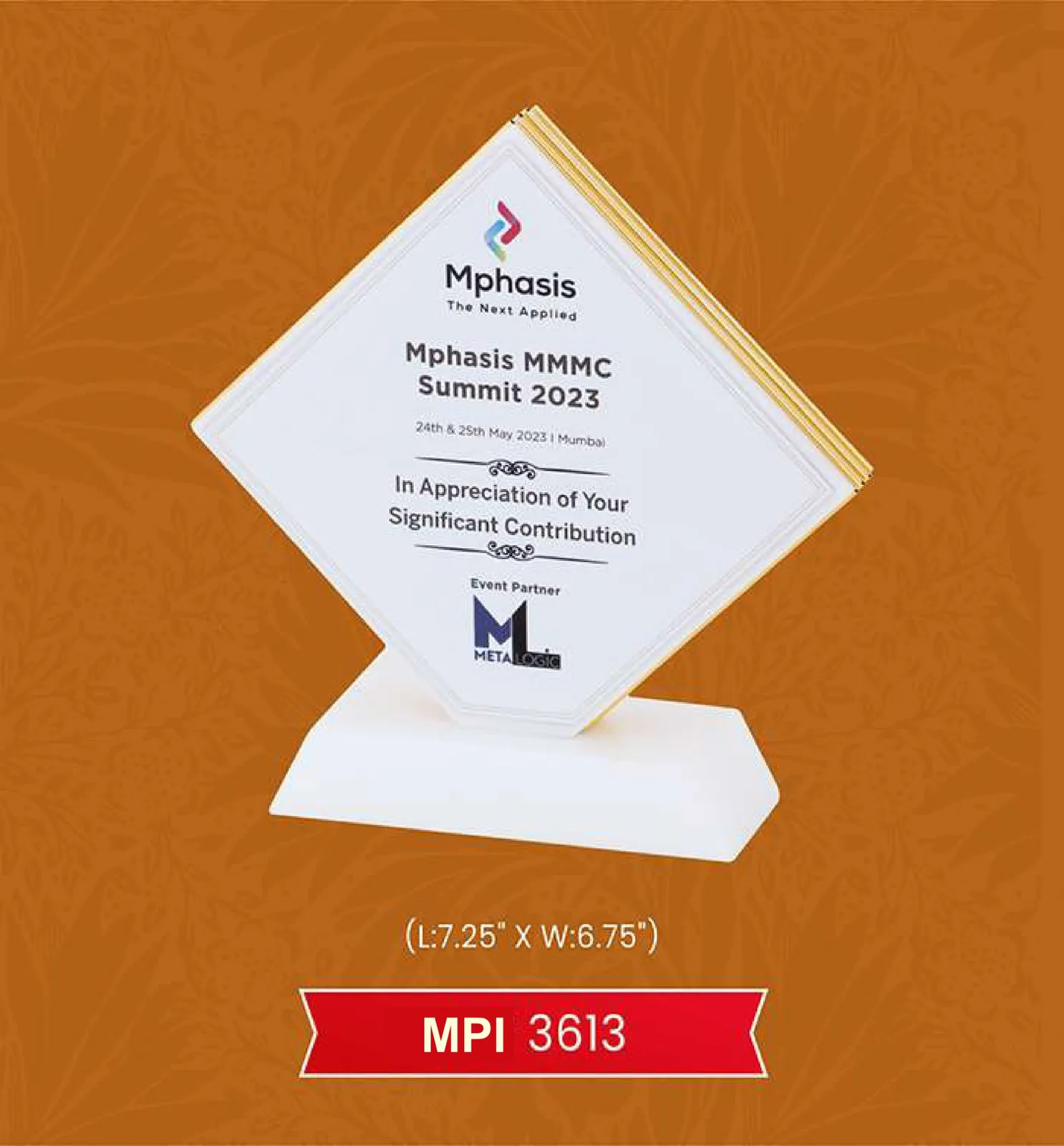 Acrylic Trophy (MPI 3613)