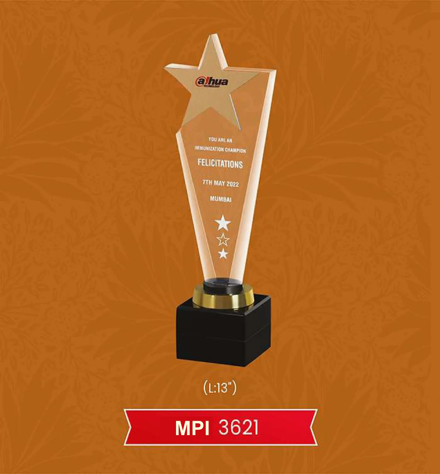 Acrylic Trophy (MPI 3621)