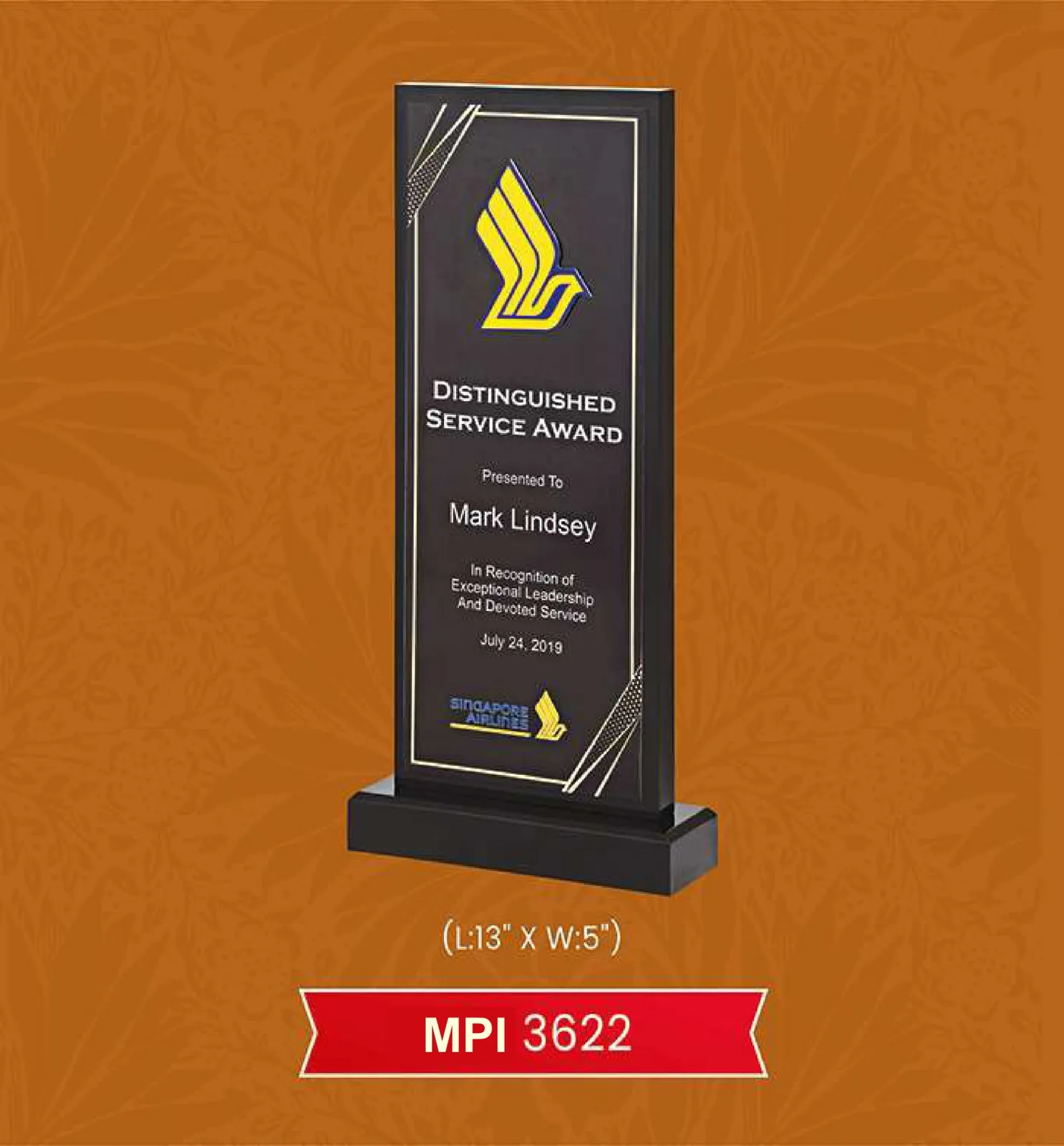 Acrylic Trophy (MPI 3622)