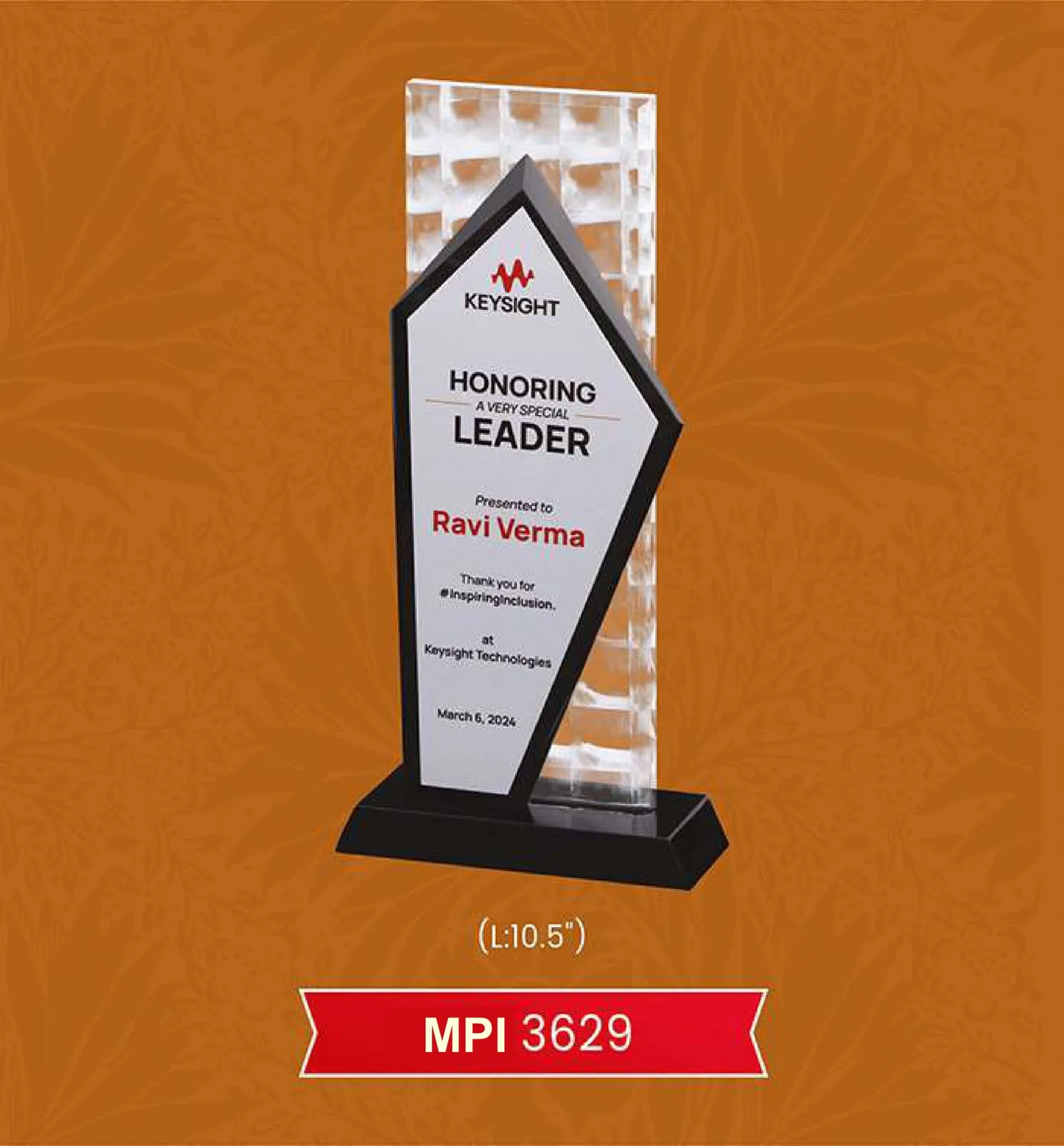 Acrylic Trophy (MPI 3629)