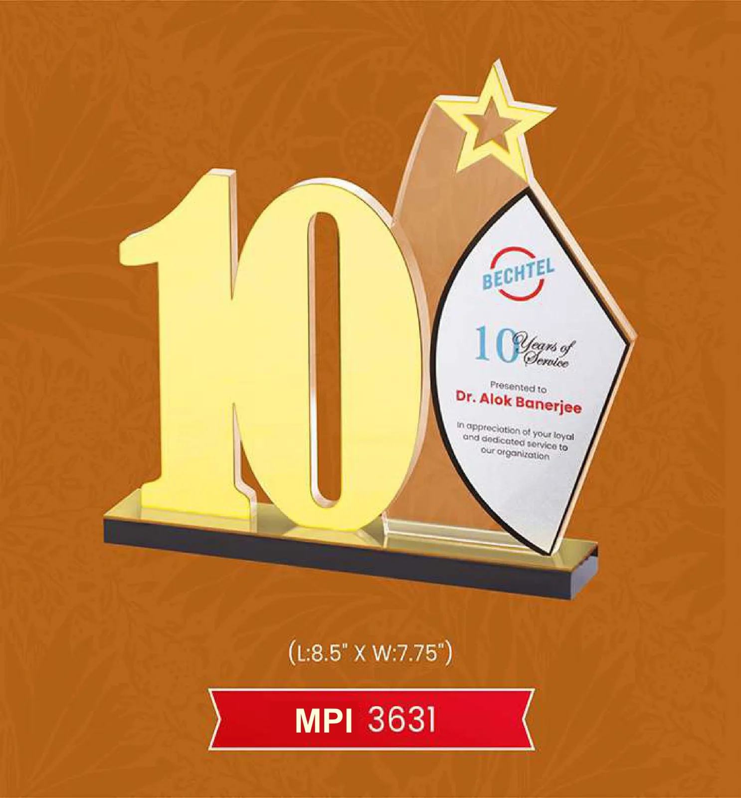 Acrylic Trophy (MPI 3631)
