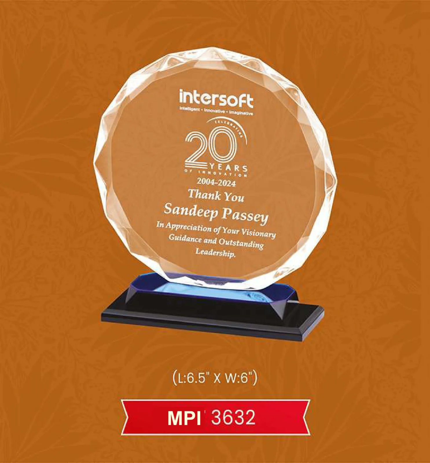 Acrylic Trophy (MPI 3632)