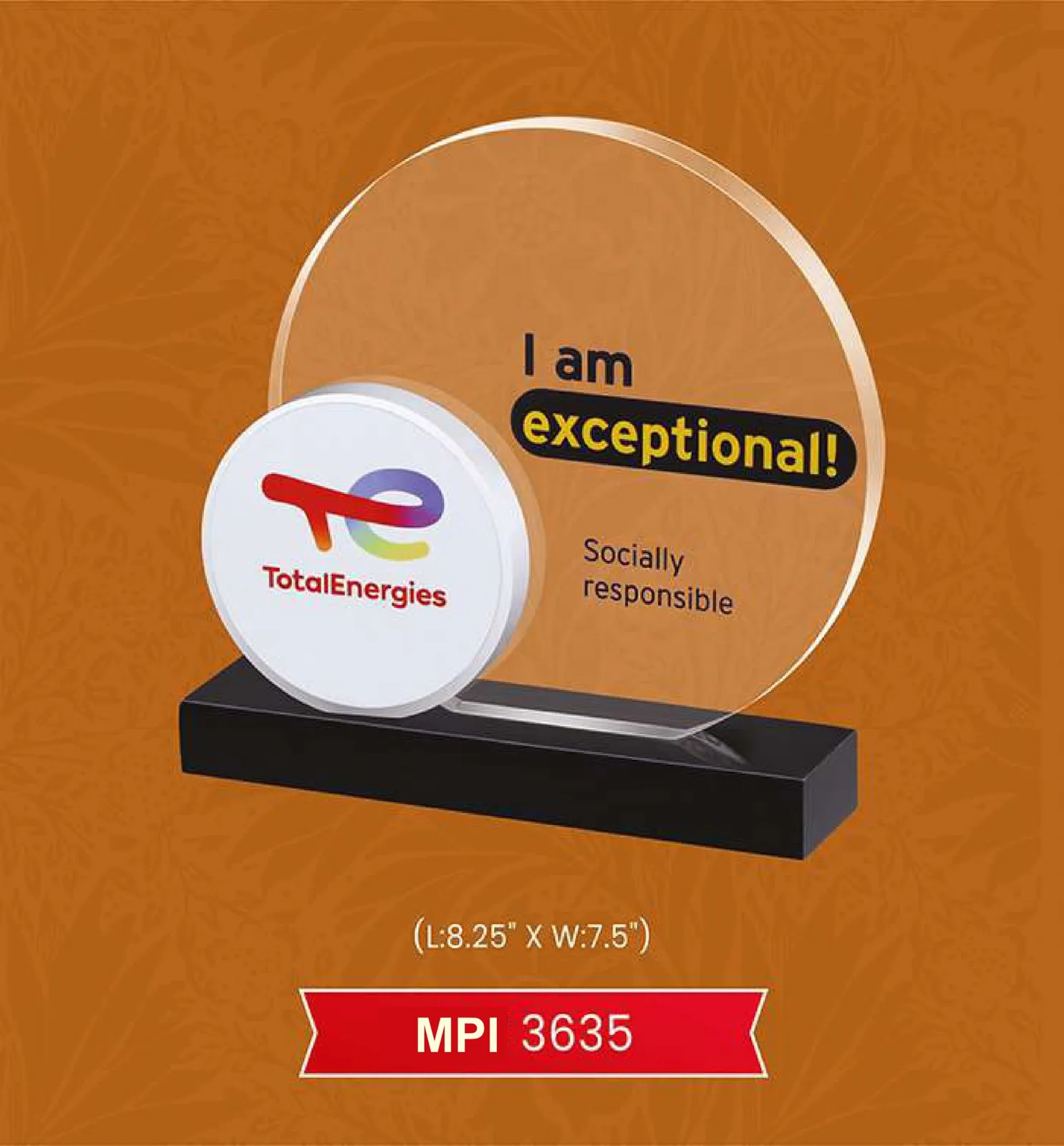 Acrylic Trophy (MPI 3635)