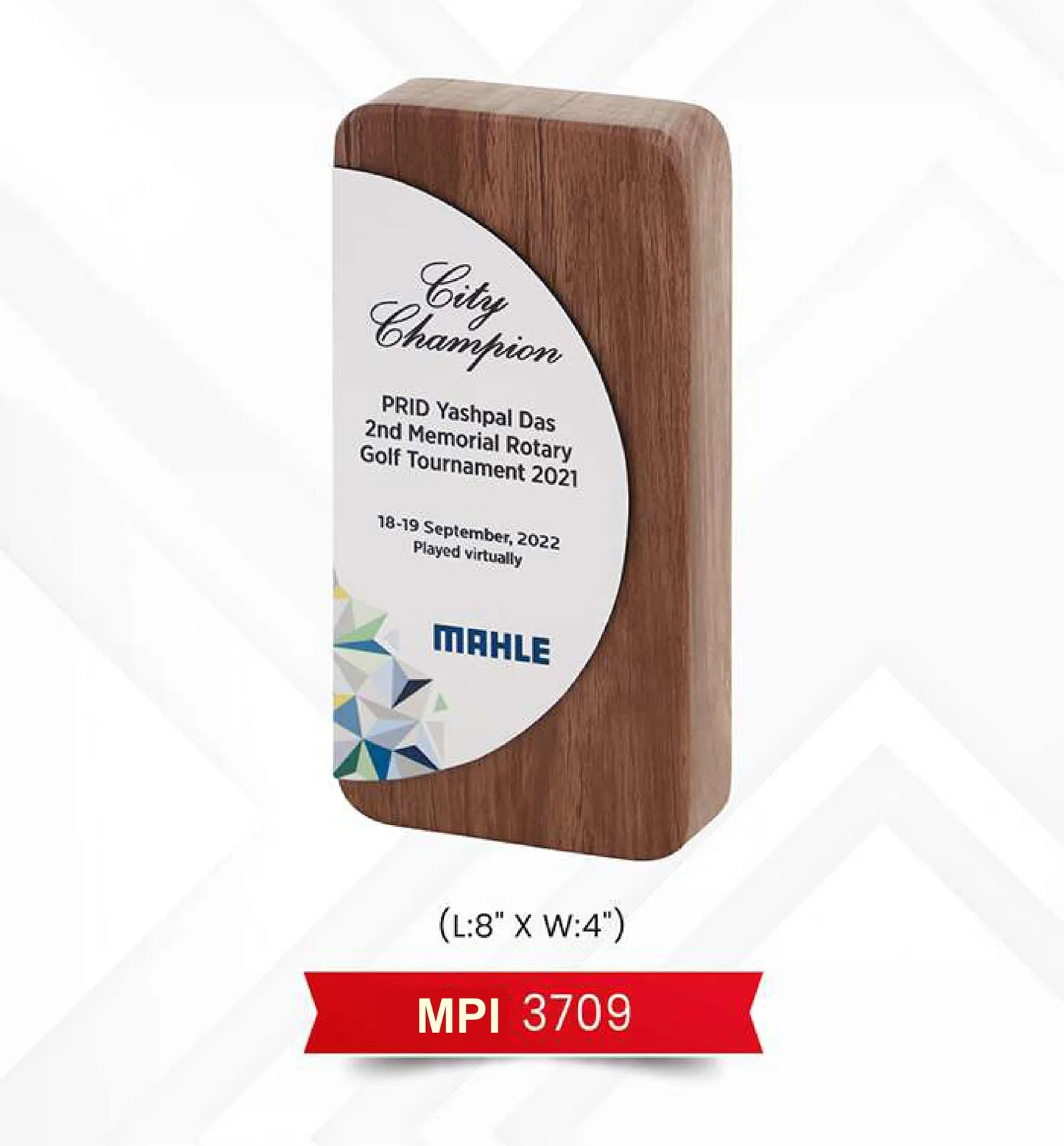 Plaque Trophy (MPI 3709)