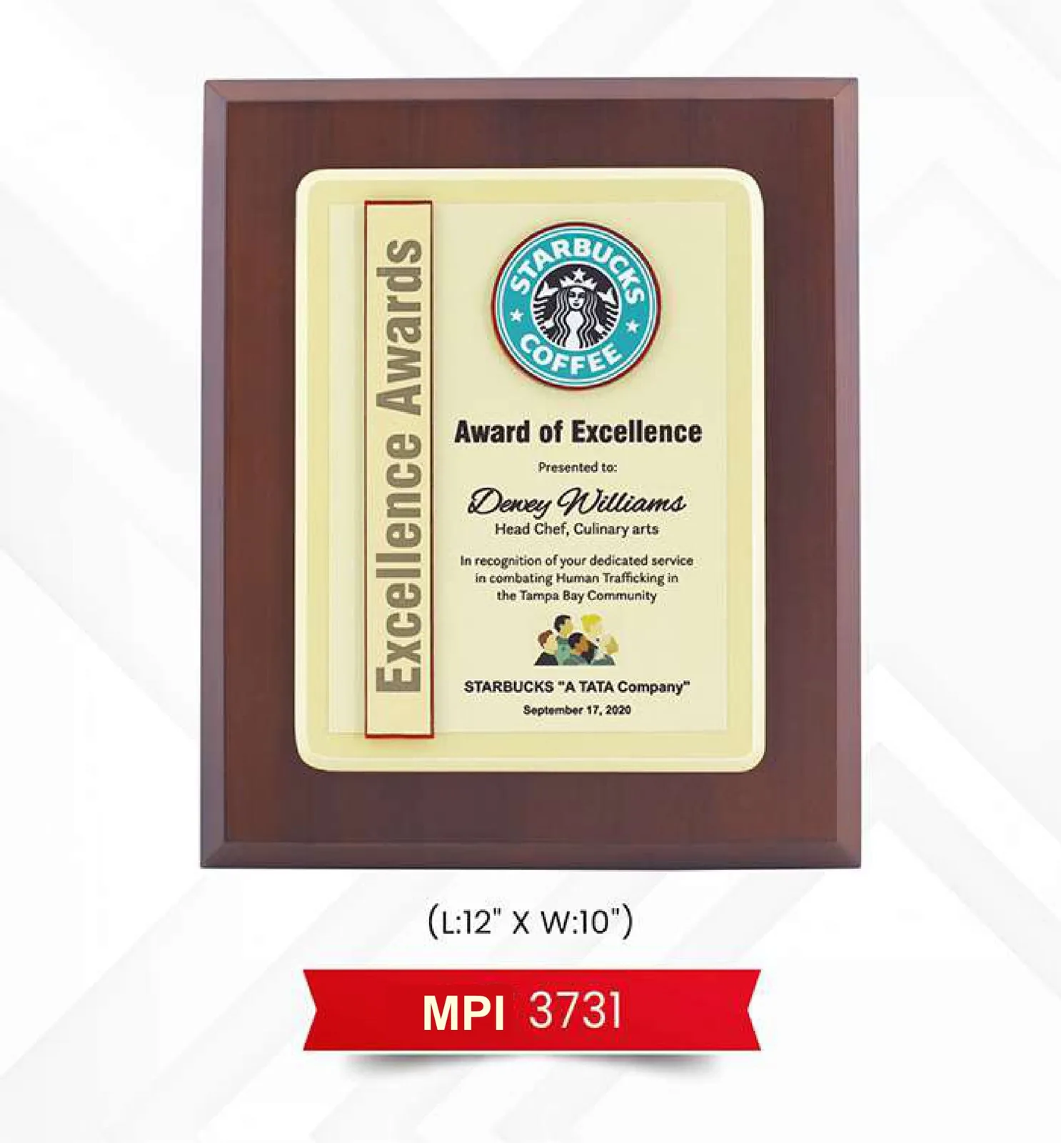 Plaque Trophy (MPI 3731)