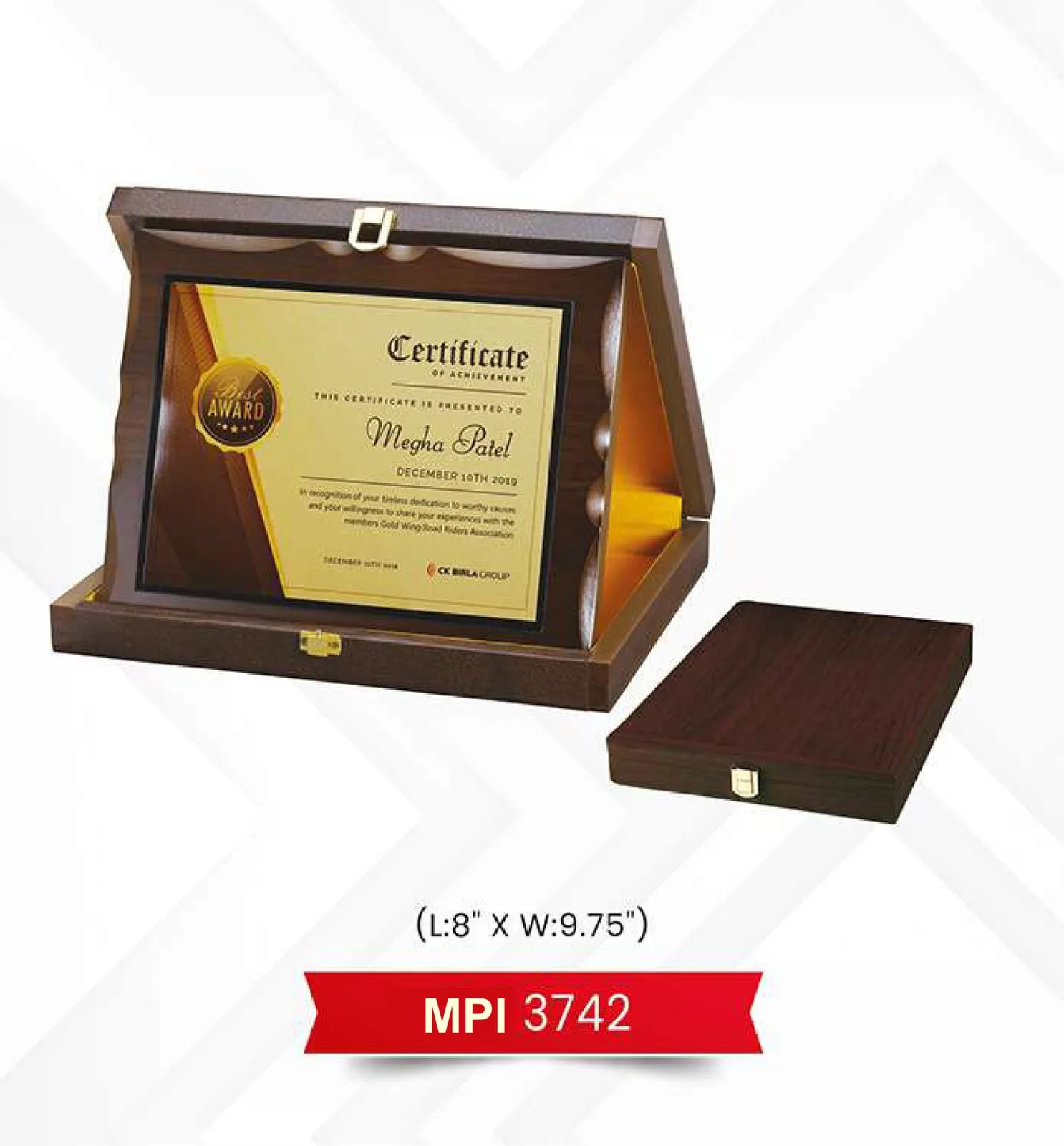 Plaque Trophy (MPI 3742)