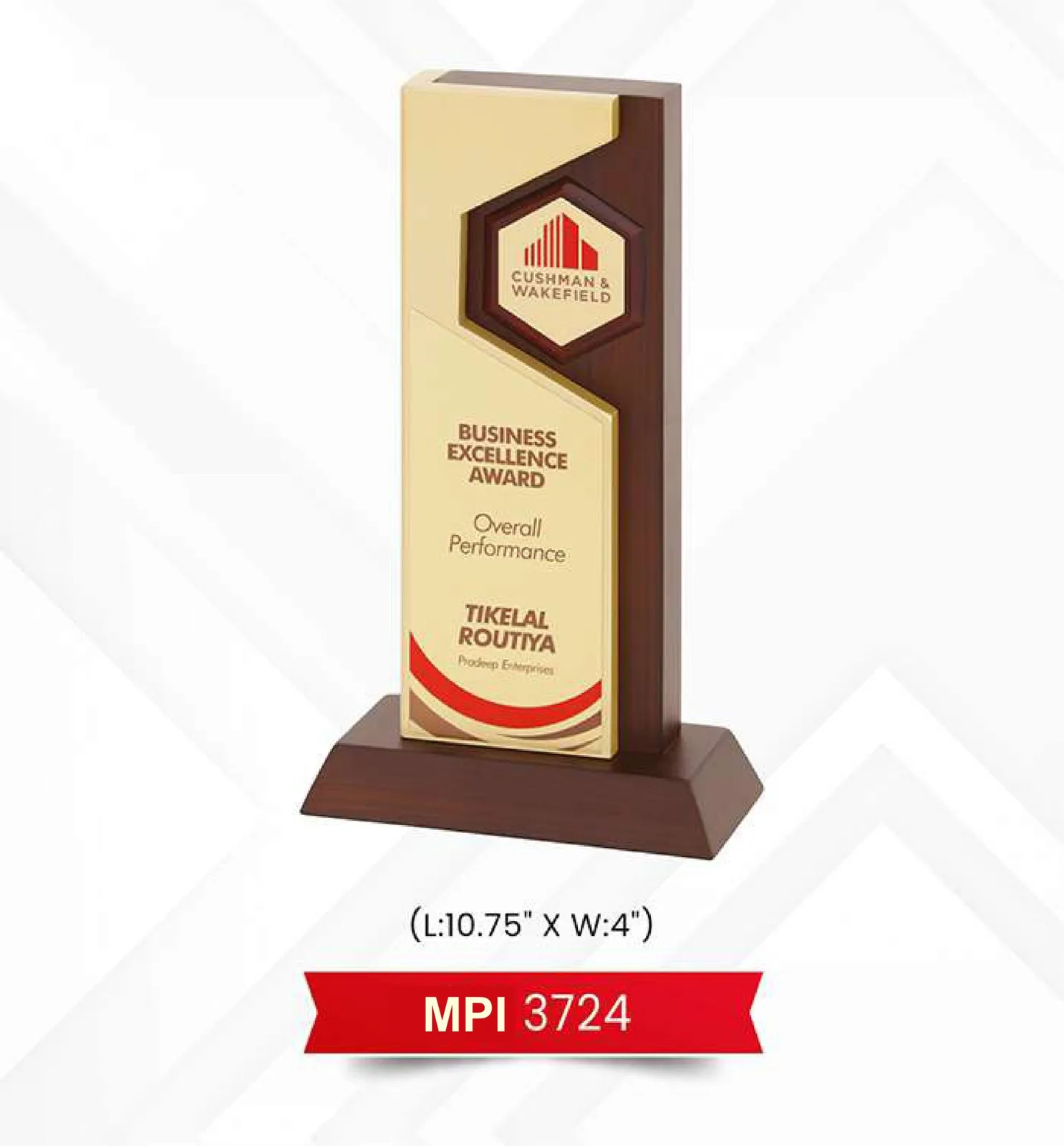 Plaque Trophy (MPI 3724)
