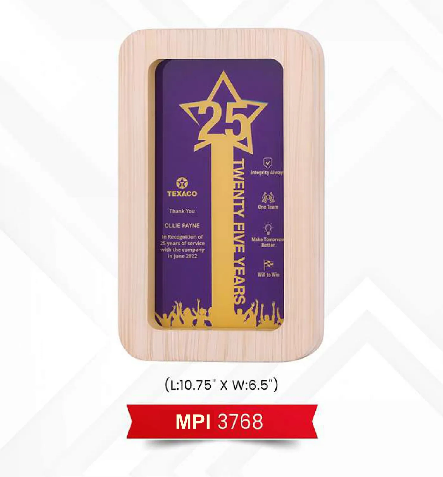 Plaque Trophy (MPI 3768)