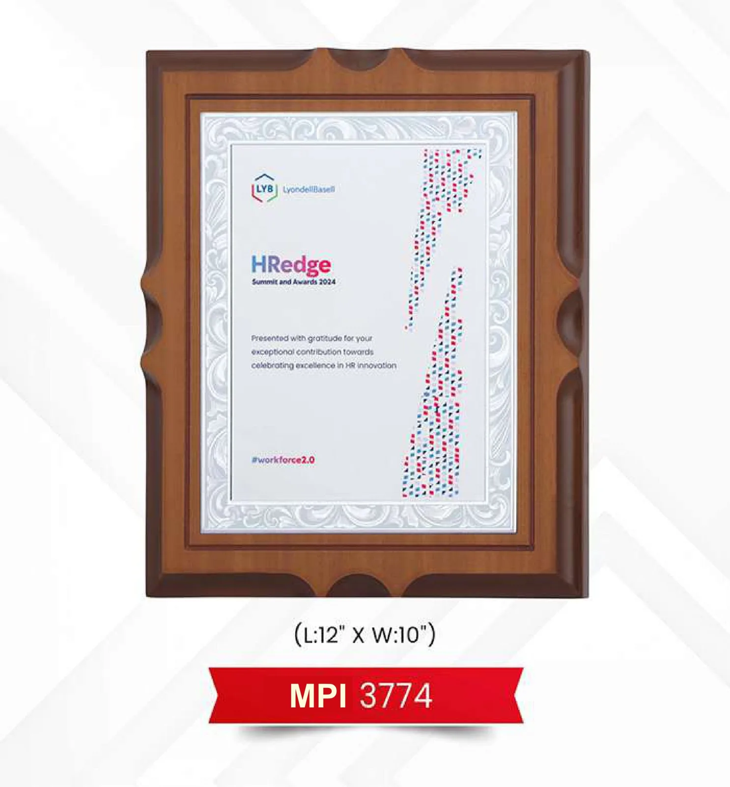 Plaque Trophy (MPI 3774)