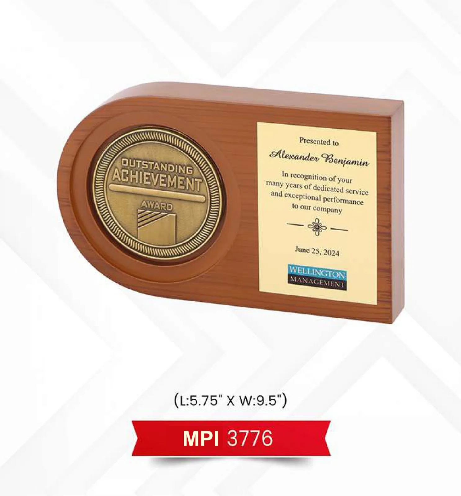 Plaque Trophy (MPI 3776)