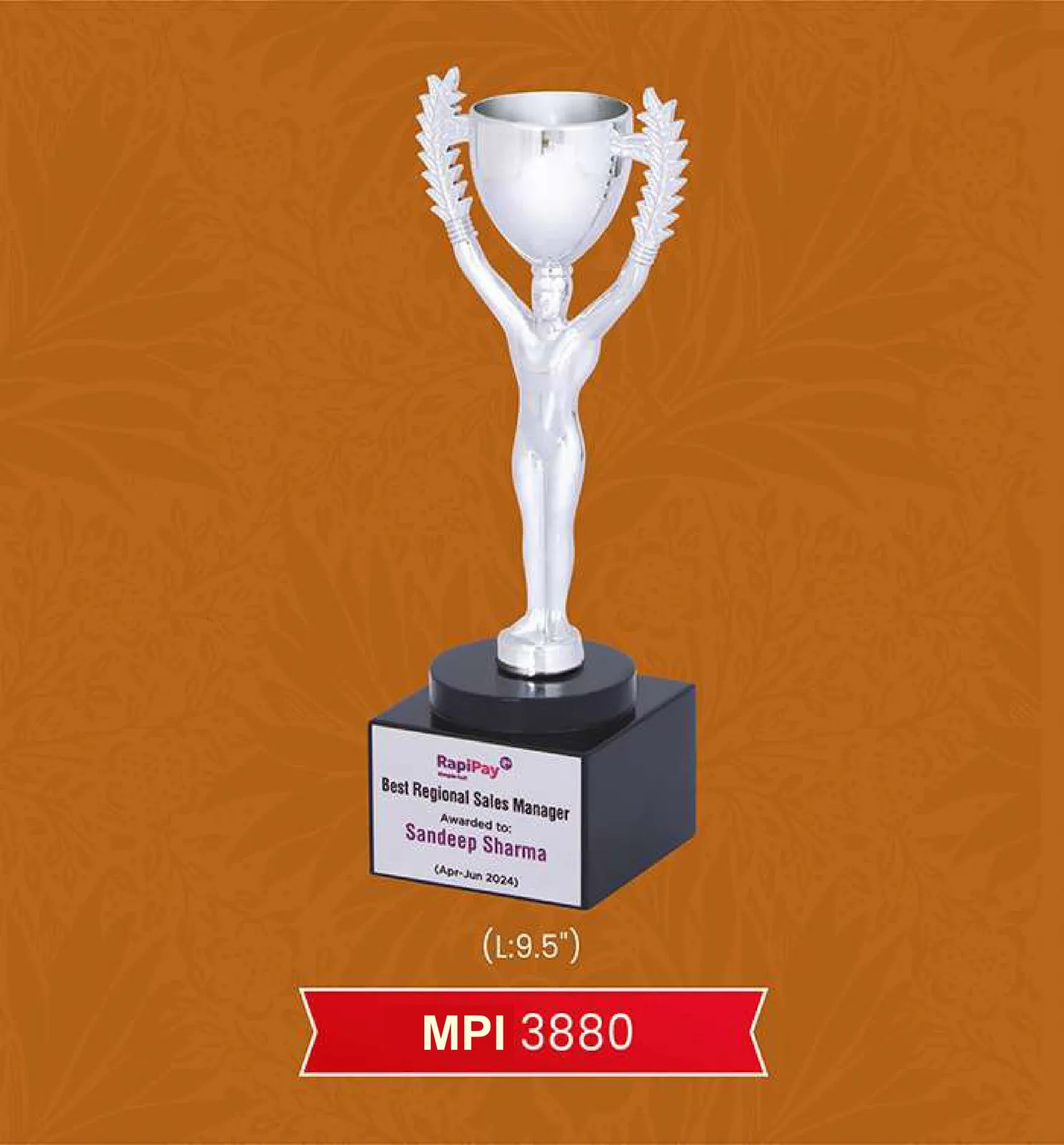 Trophy & Award Code : MPI 3880 – Silver