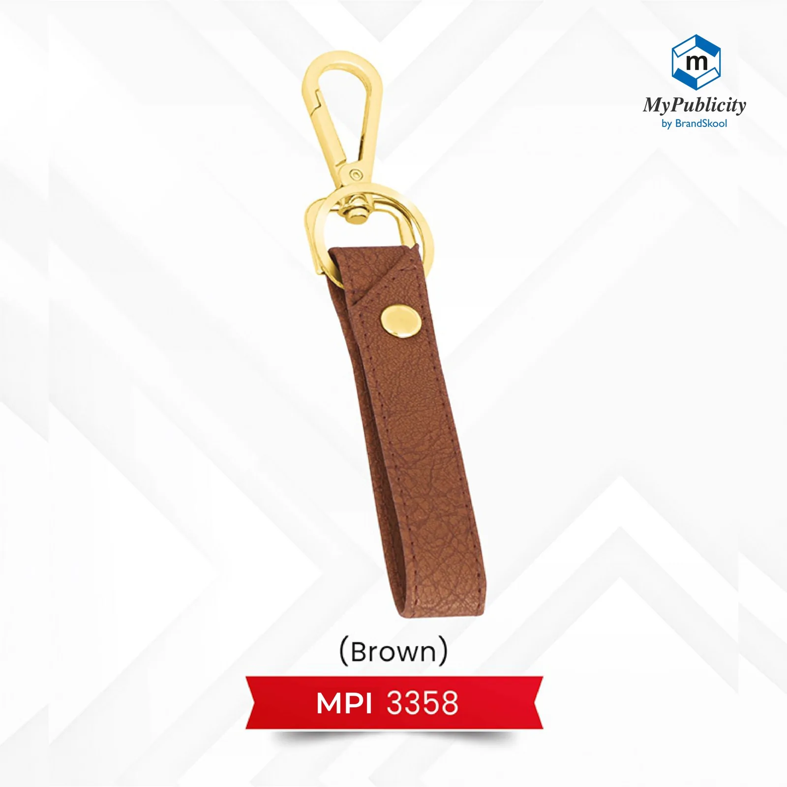 Premium Keychain Metal (Brown) (MPI 3358)