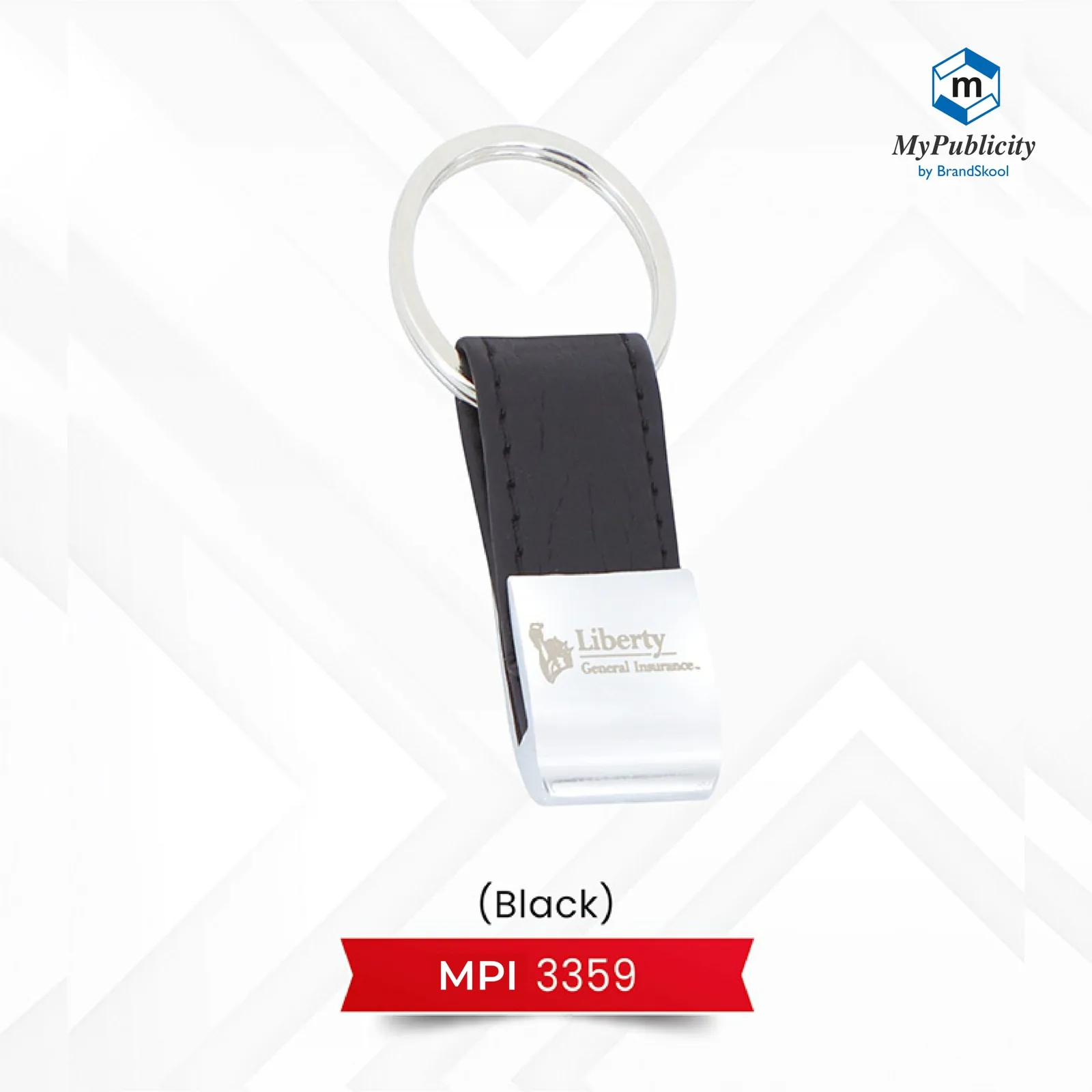 Premium Keychain Metal (Black) (MPI 3359)