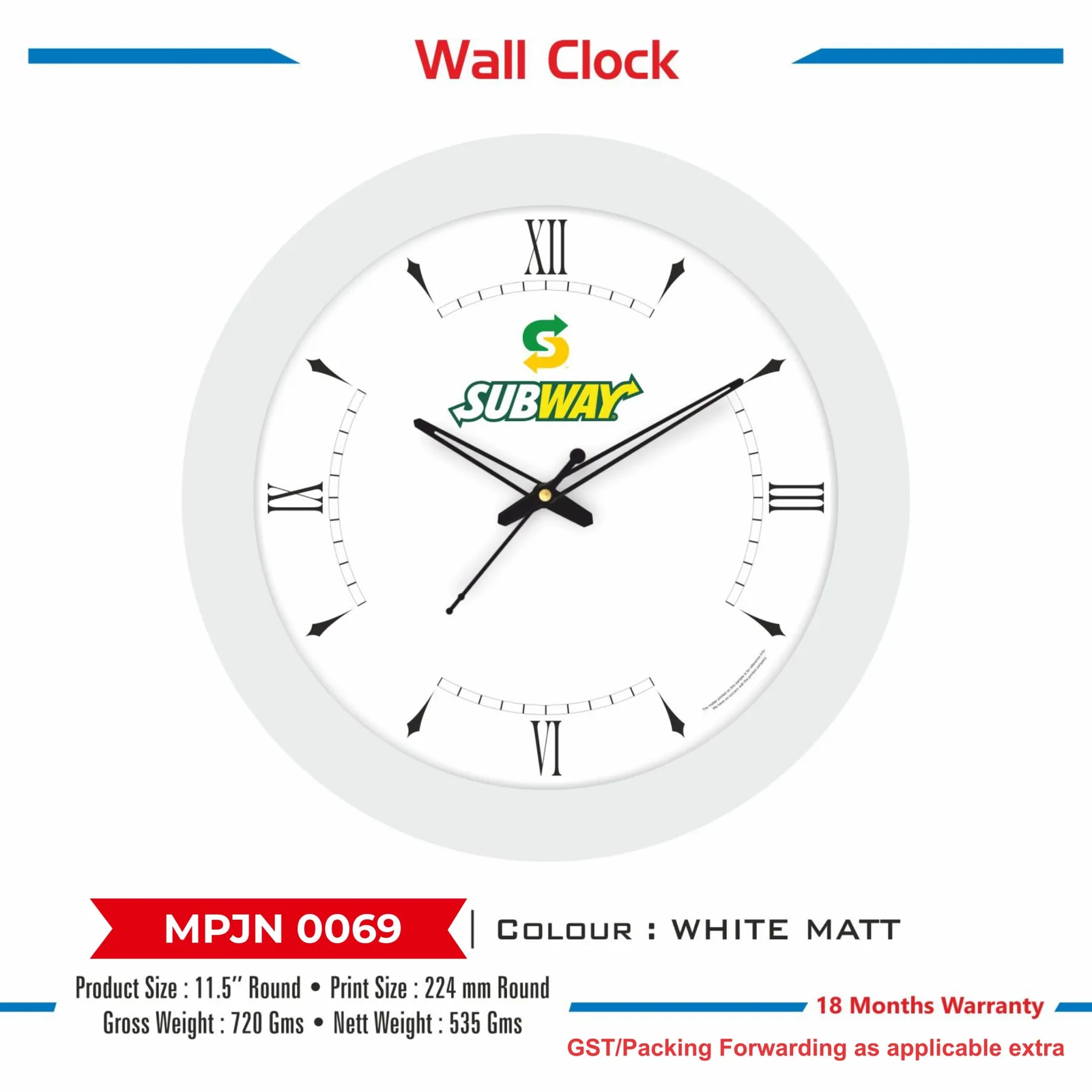 Wall Clock (MPJN 0069)