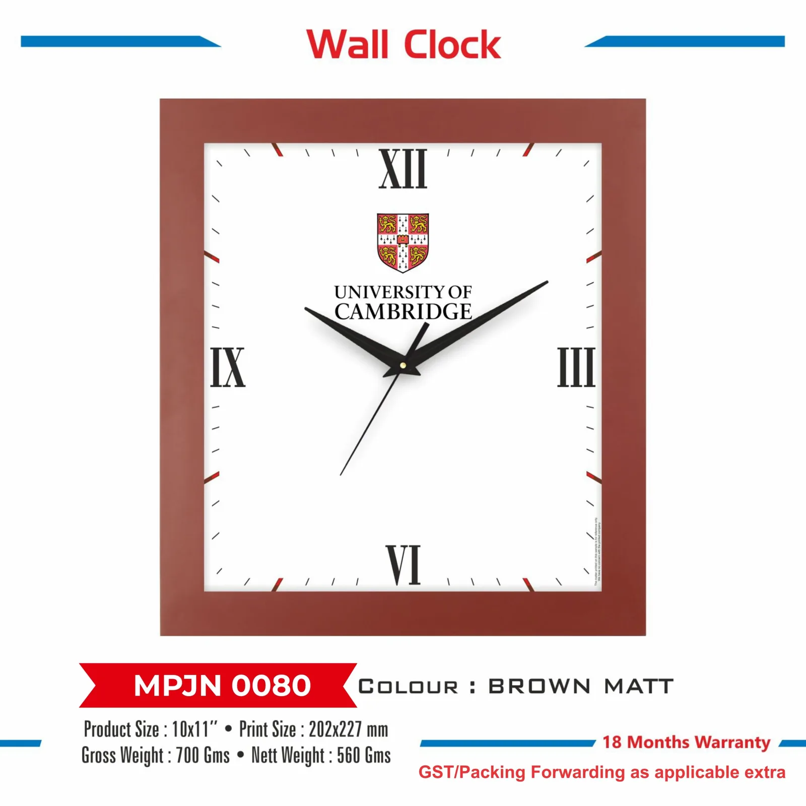 Wall Clock (MPJN 0080)